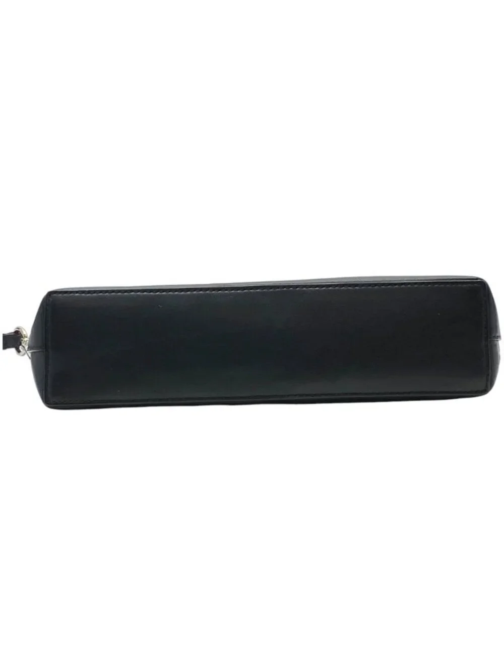 Fendi Clutch Pouch FF Logo Zucca Leather Black Lightweight Capacity